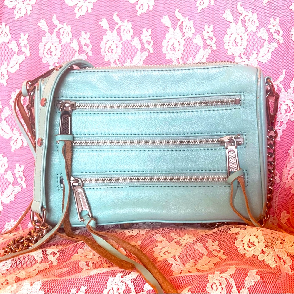 Rebecca Minkoff Three Zip Rocker Crossbody Bag